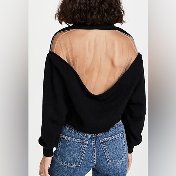 Alexander Wang Over the Shoulder Illusions Sweater - Picture 1 of 12